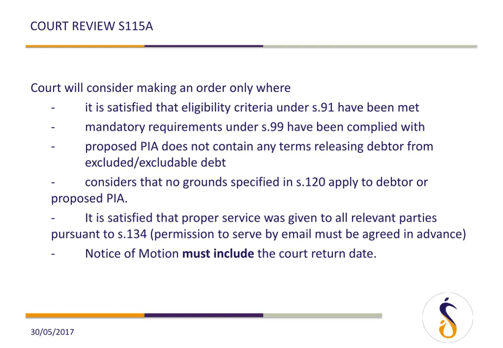 court review s115a 4