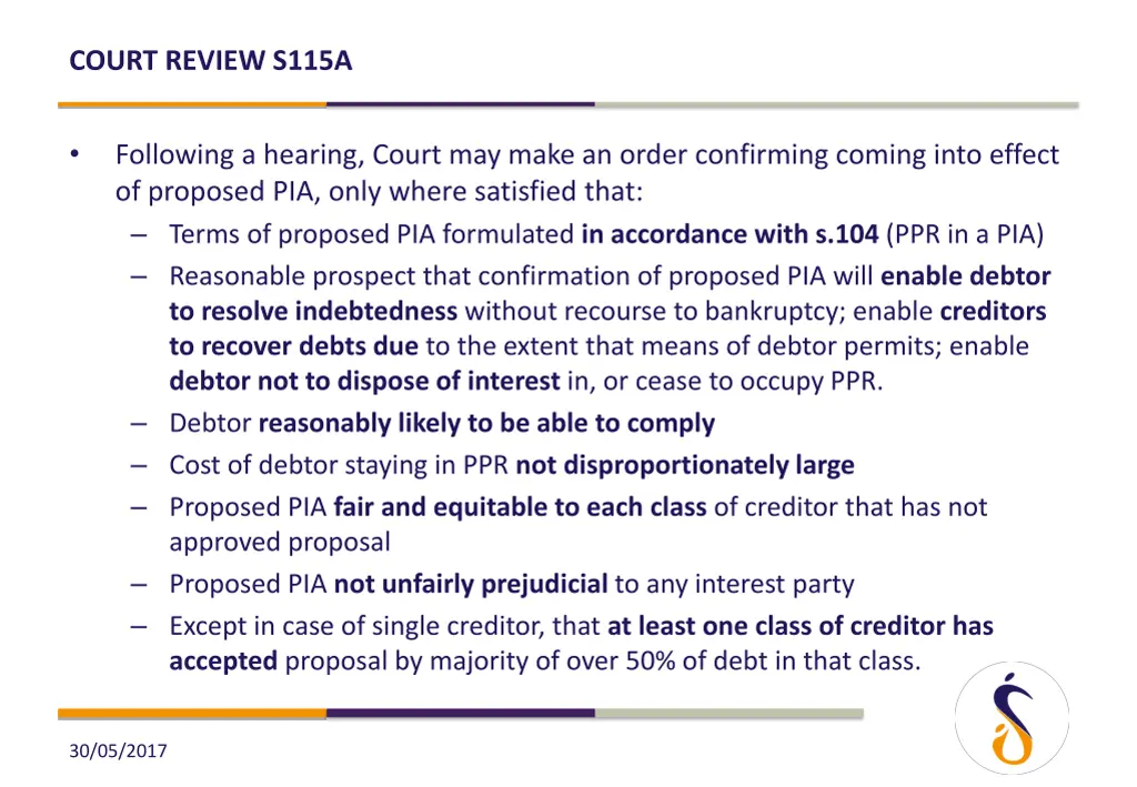 court review s115a 5