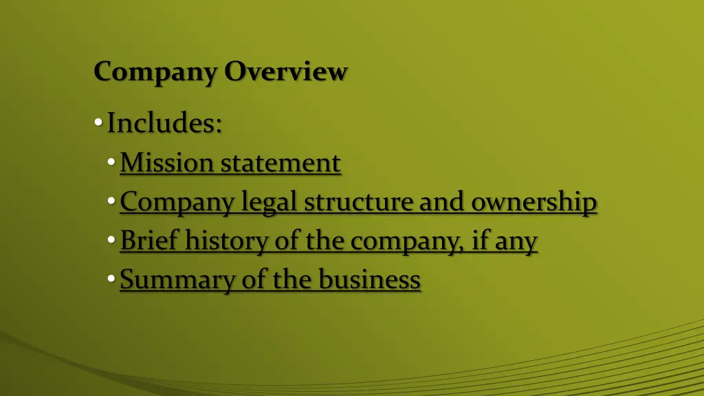 company overview 1