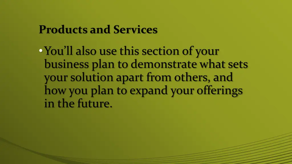 products and services 2