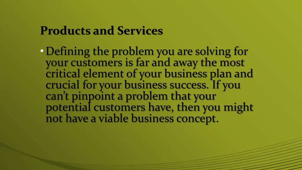 products and services 3