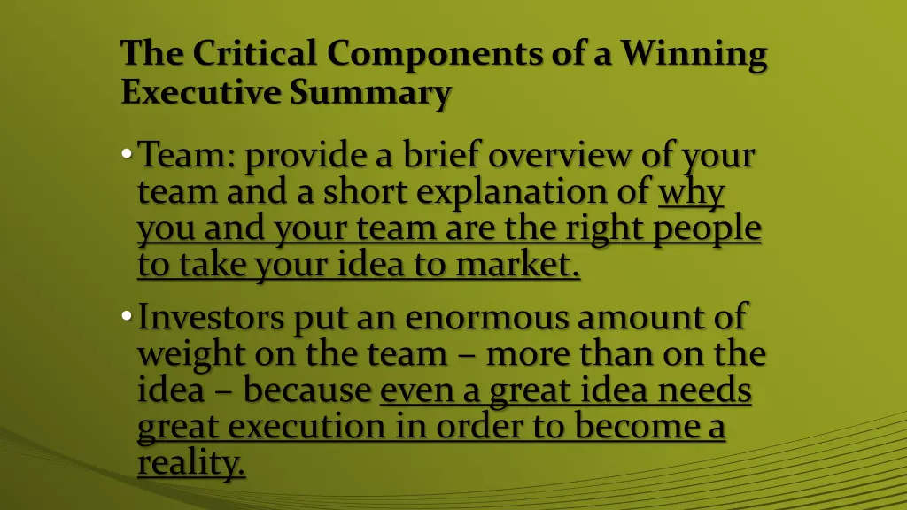 the critical components of a winning executive 4