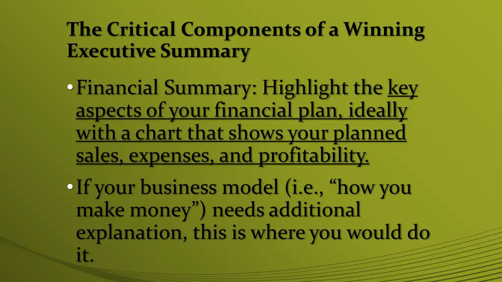 the critical components of a winning executive 5