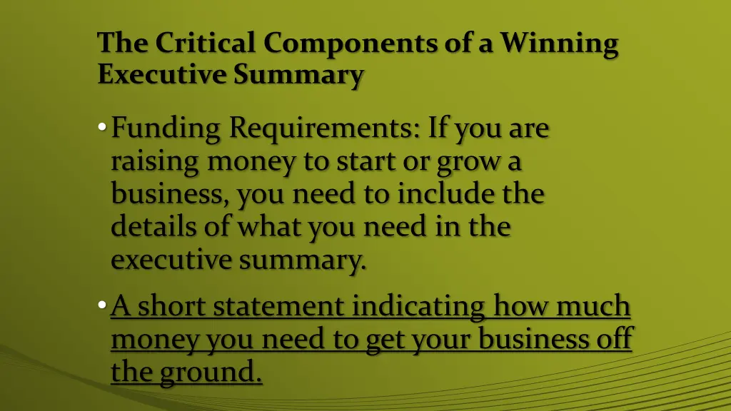 the critical components of a winning executive 6