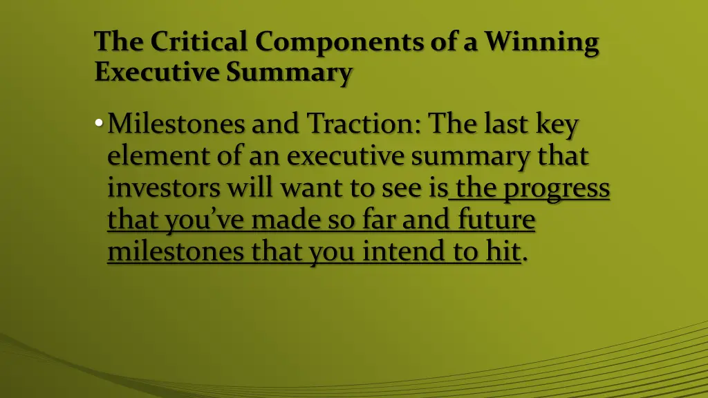 the critical components of a winning executive 7