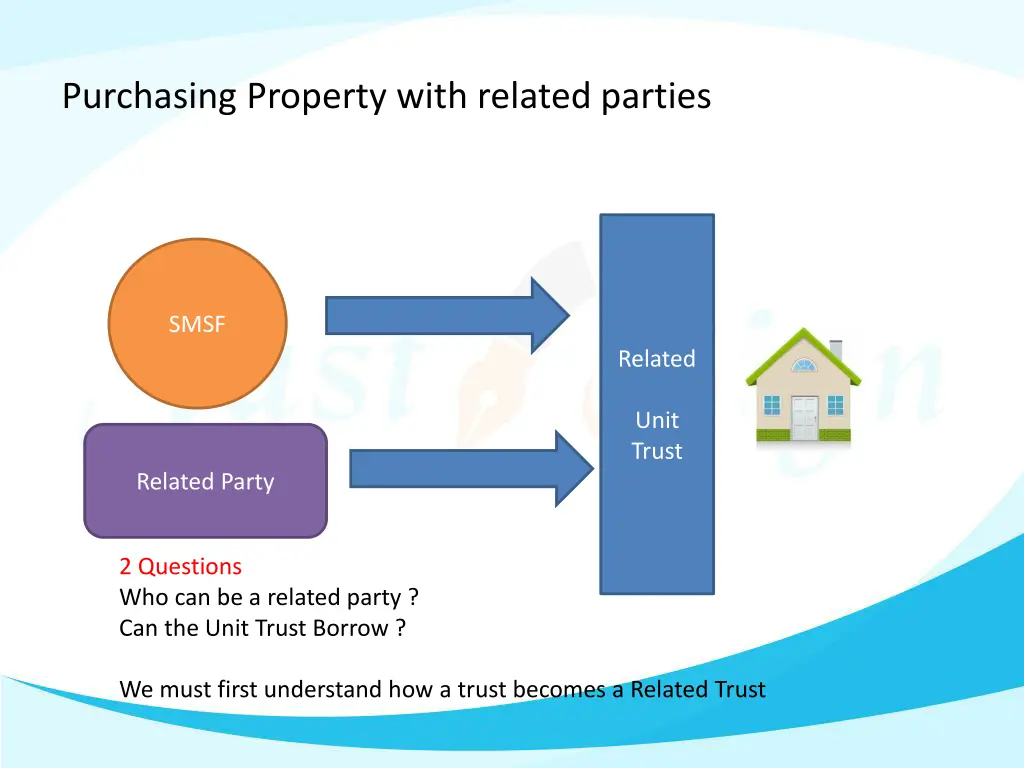 purchasing property with related parties