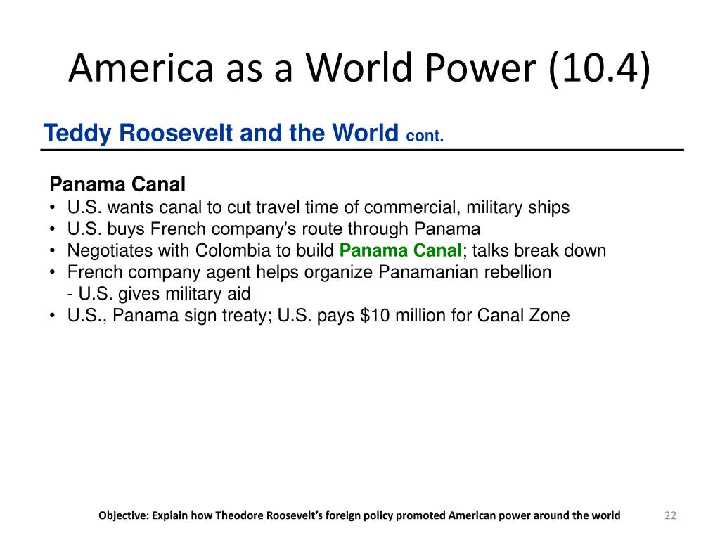 america as a world power 10 4 1