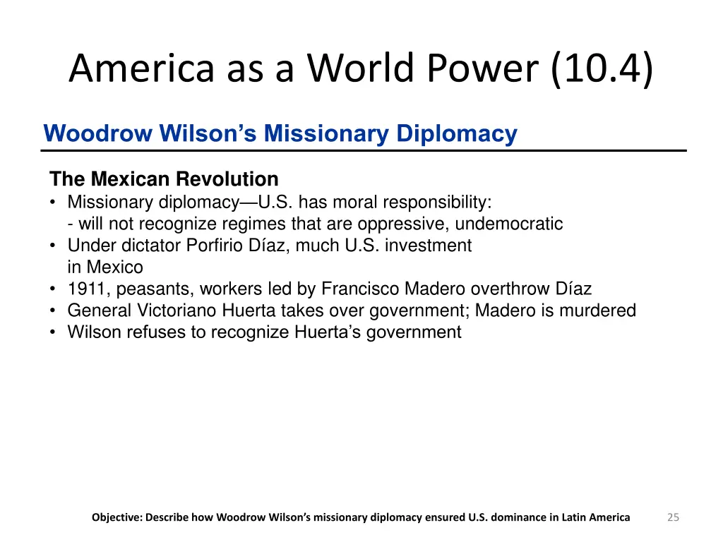 america as a world power 10 4 4