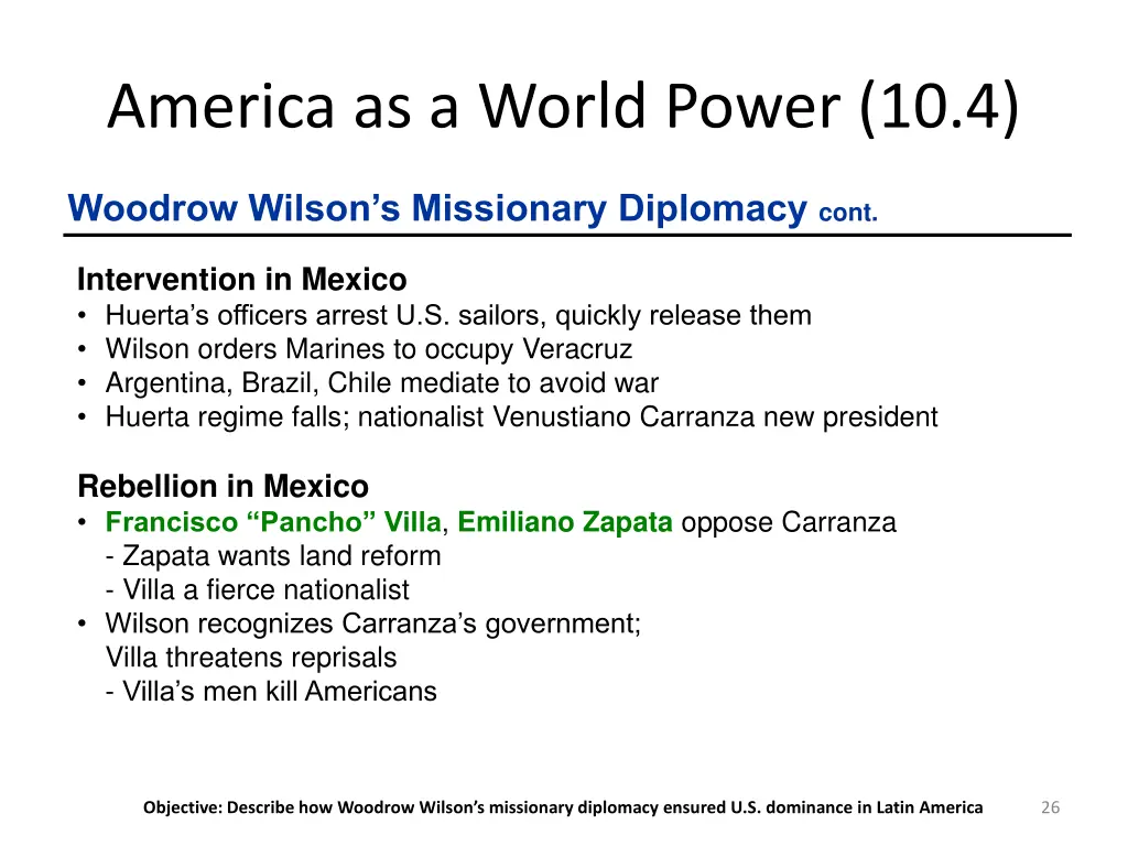 america as a world power 10 4 5