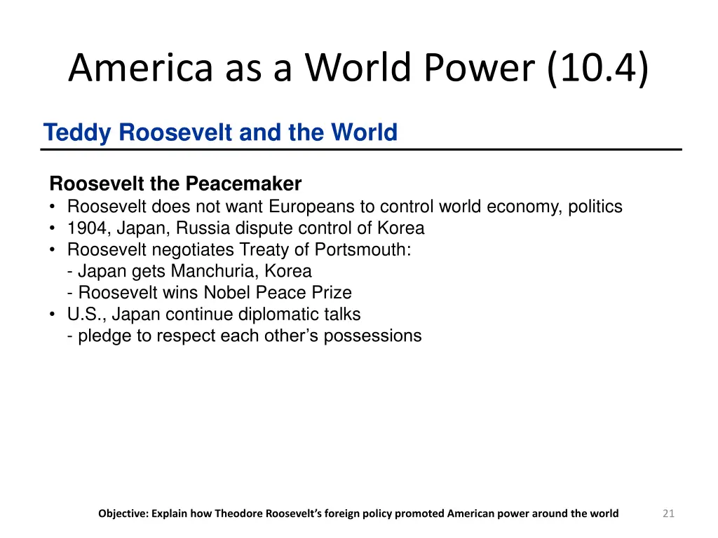 america as a world power 10 4