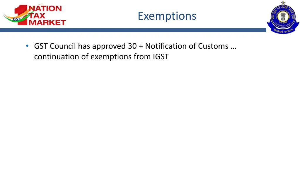 exemptions