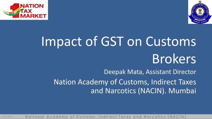 impact of gst on customs