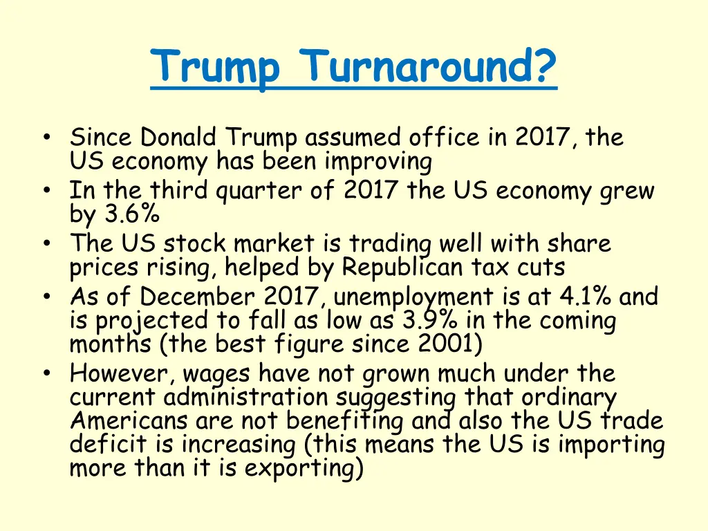 trump turnaround