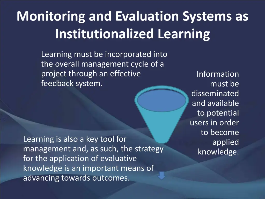 monitoring and evaluation systems