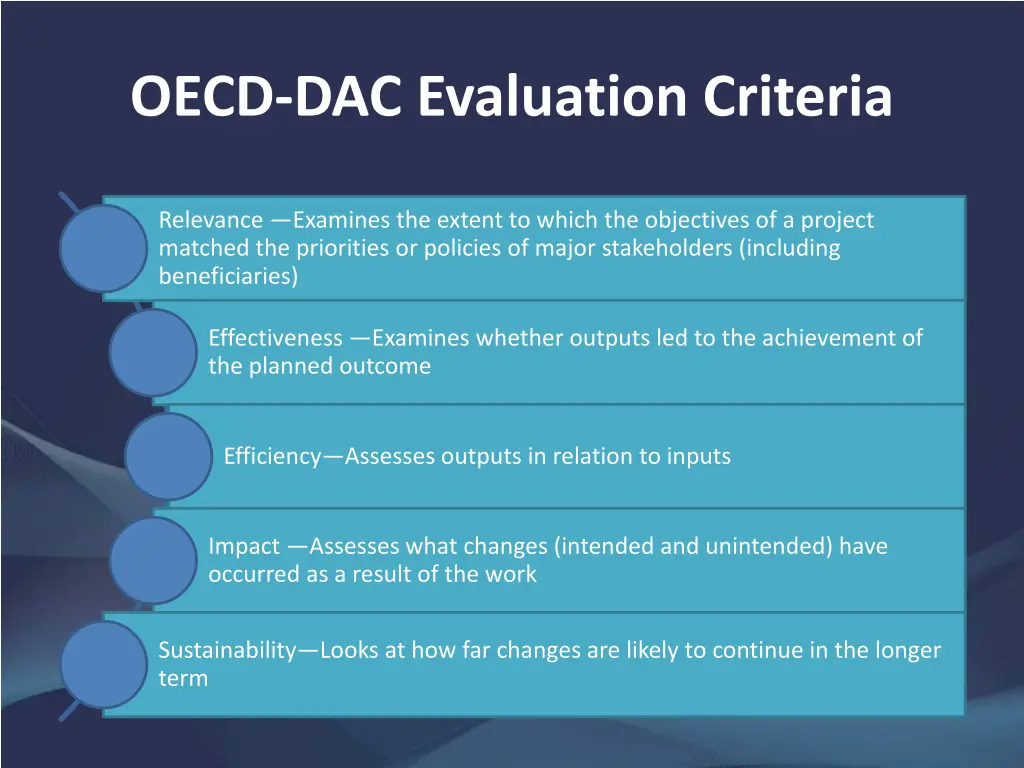 oecd dac evaluation criteria