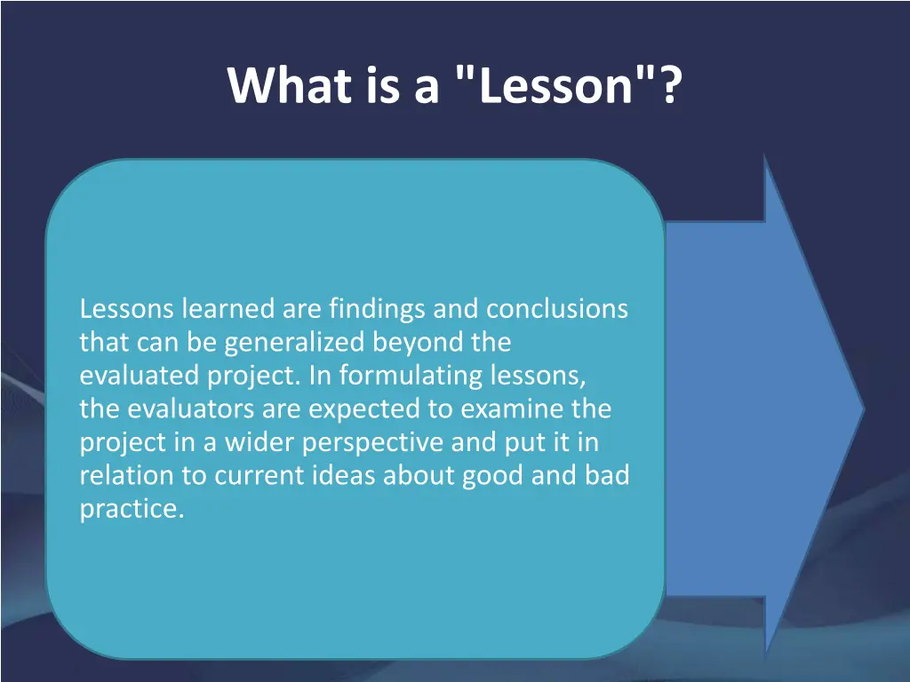 what is a lesson