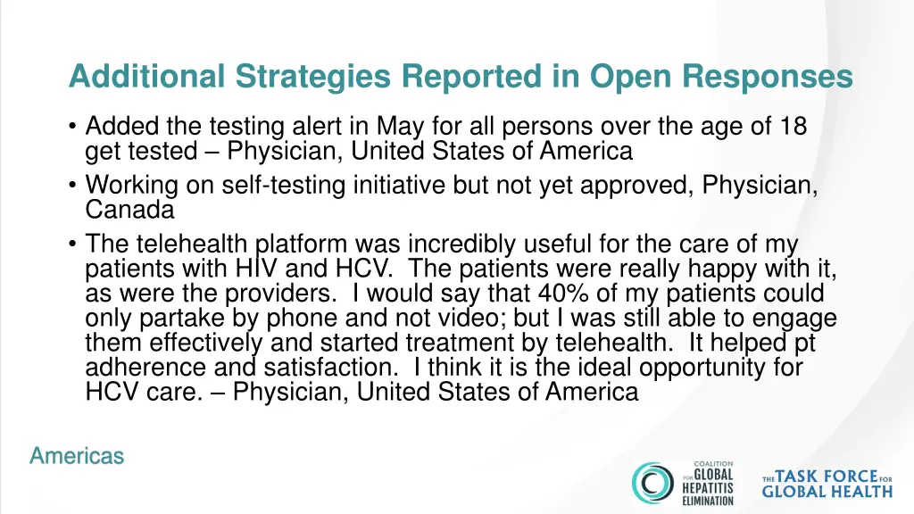 additional strategies reported in open responses 1