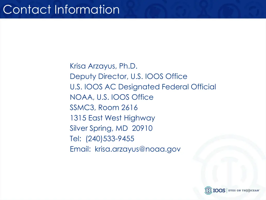 contact information