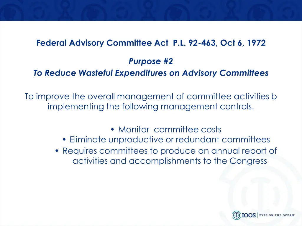 federal advisory committee