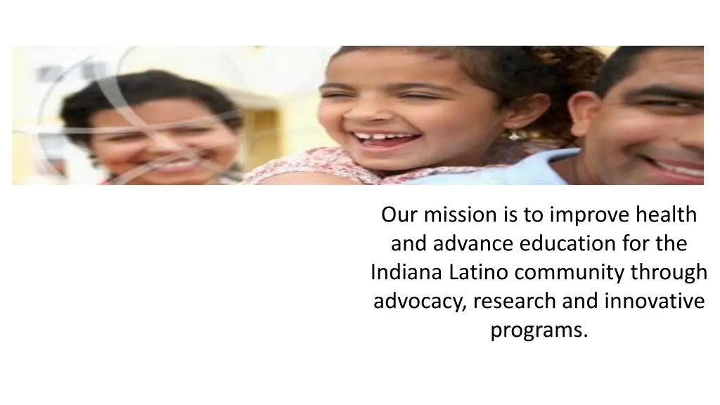 our mission is to improve health and advance