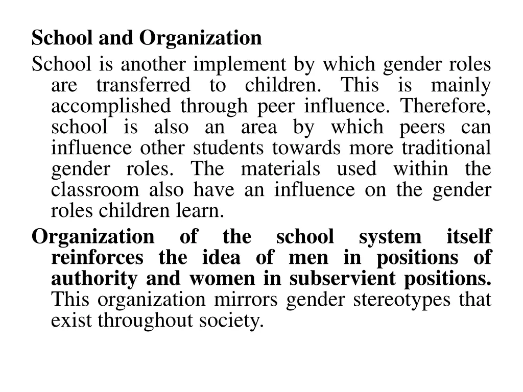 school and organization school is another