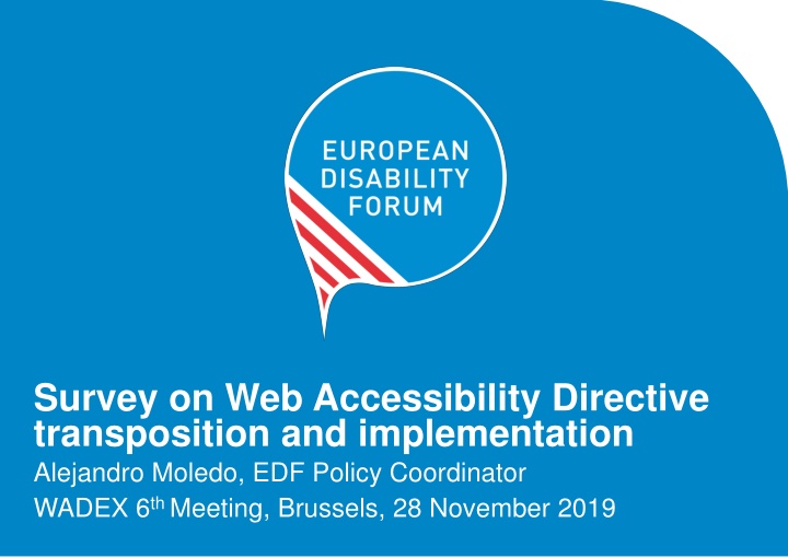 survey on web accessibility directive