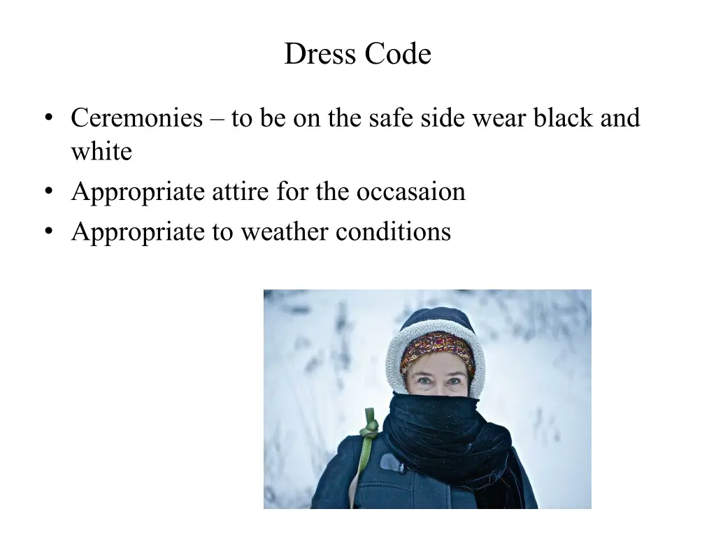 dress code