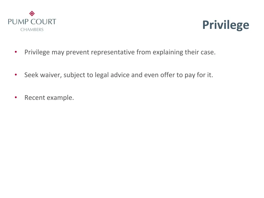 privilege