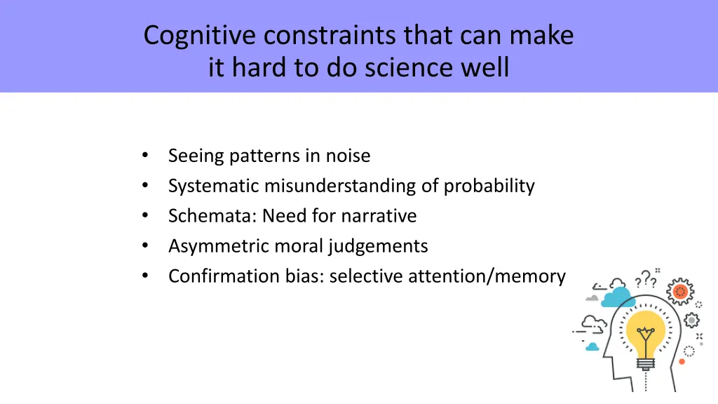 cognitive constraints that can make it hard