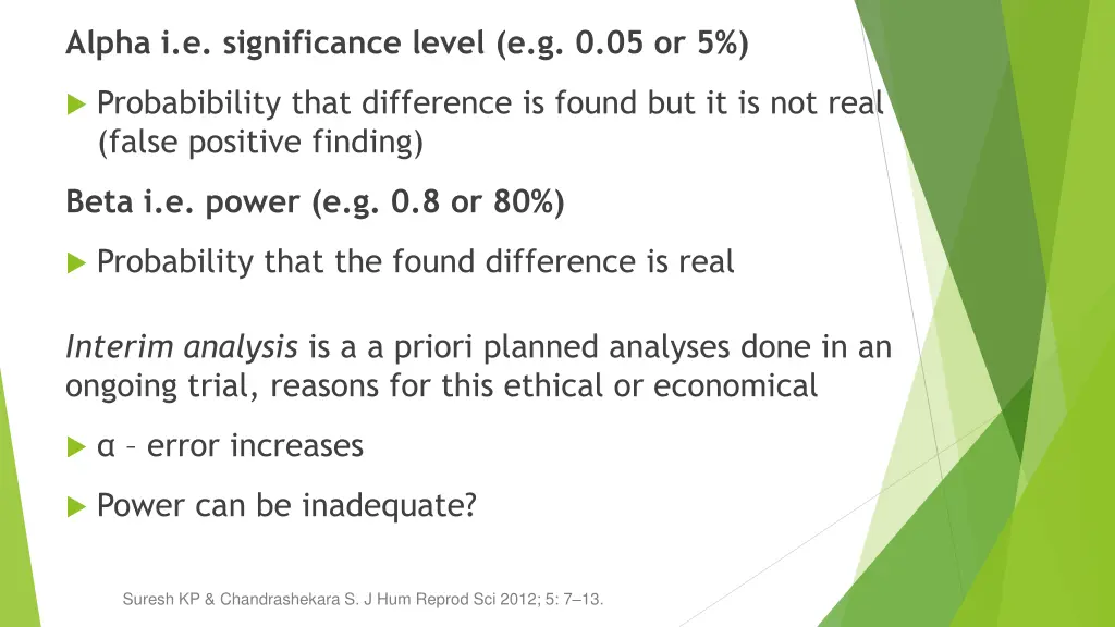 alpha i e significance level e g 0 05 or 5