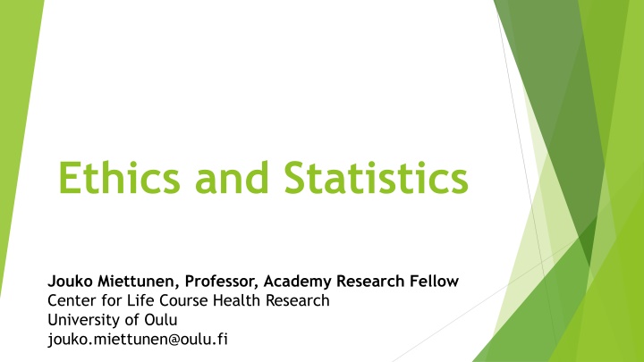 ethics and statistics