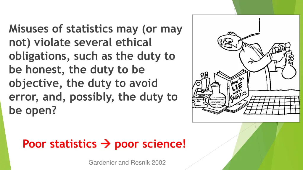 misuses of statistics may or may not violate