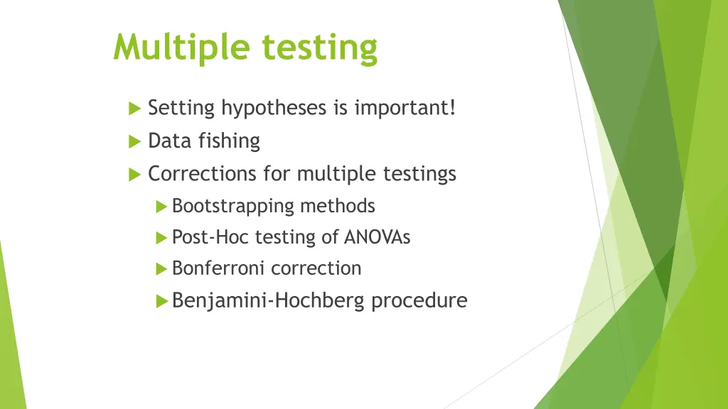 multiple testing 1