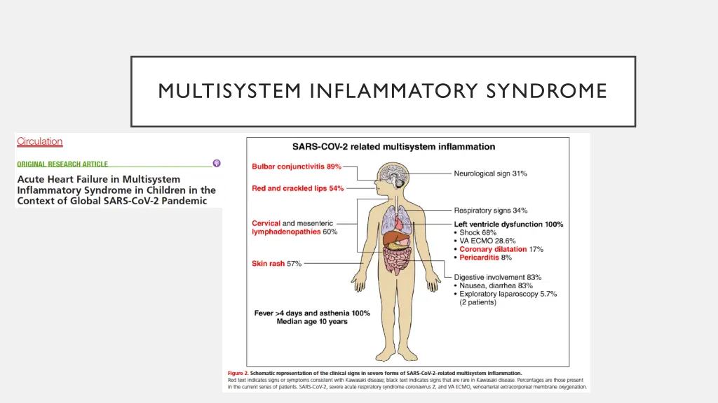 multisystem inflammatory syndrome