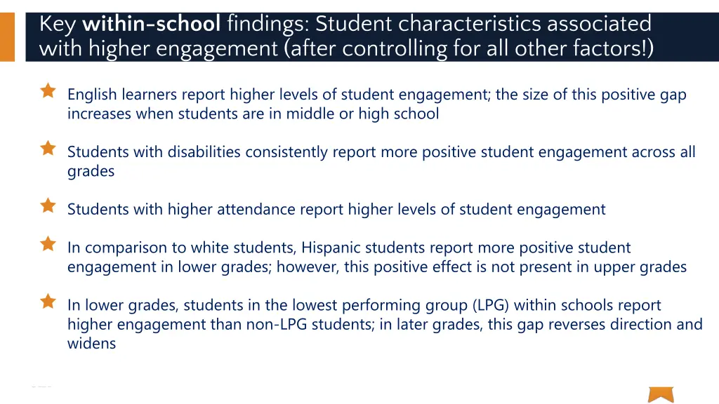 key within school findings student 1