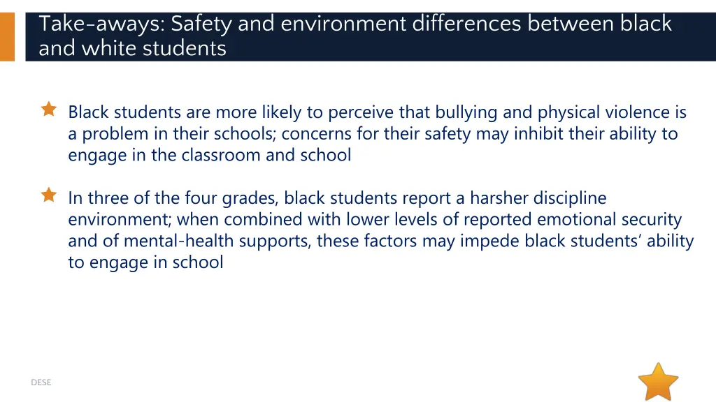 take aways safety and environment differences