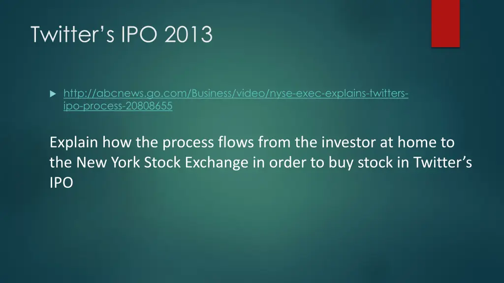 twitter s ipo 2013