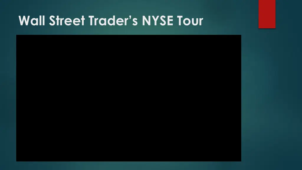 wall street trader s nyse tour