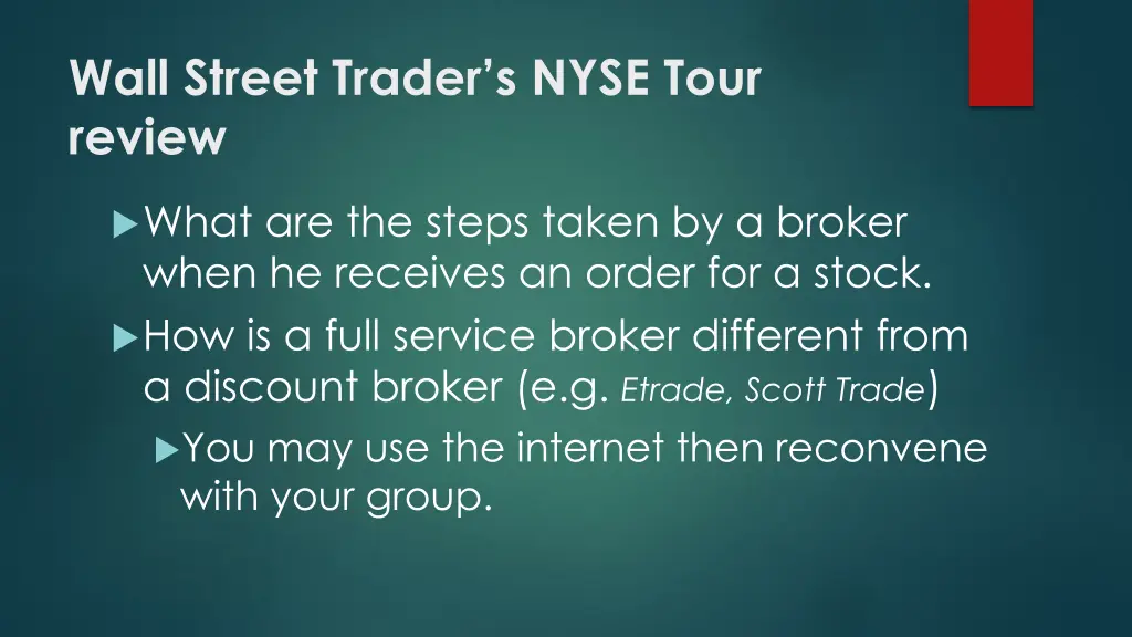 wall street trader s nyse tour review