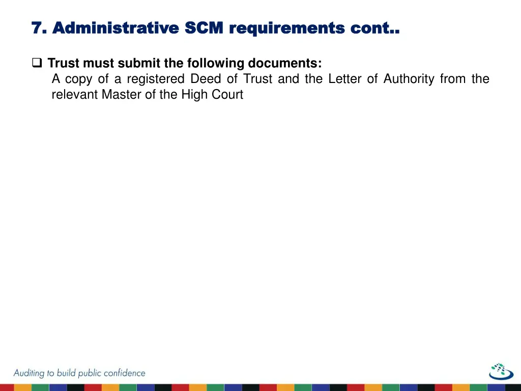 7 7 administrative scm requirements cont 1