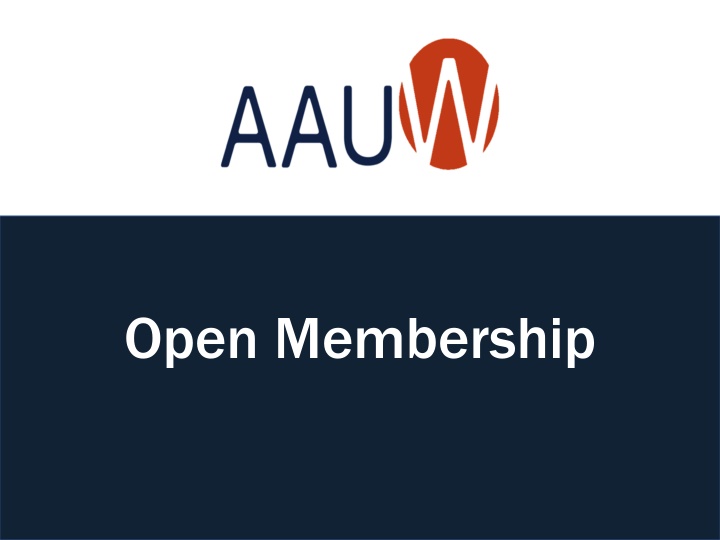 open membership