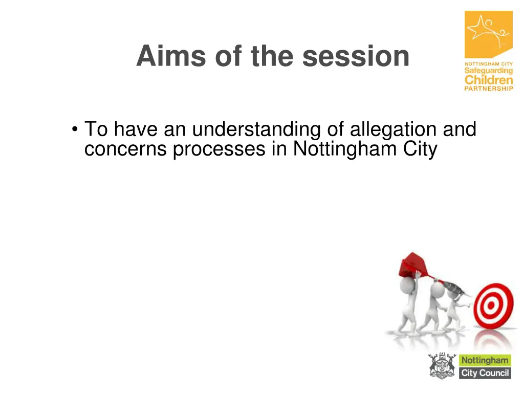 aims of the session