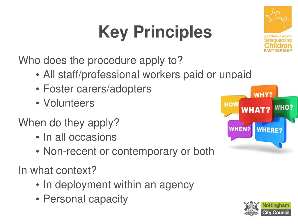 key principles