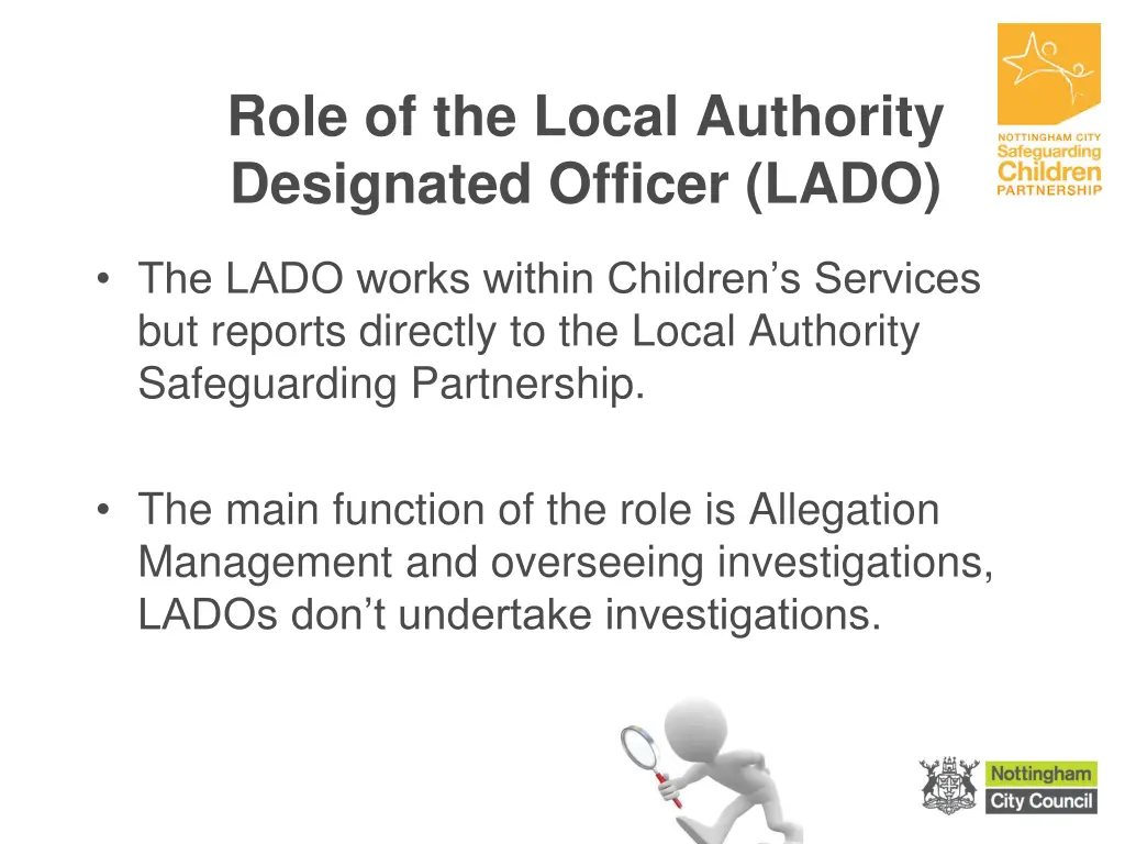 role of the local authority designated officer