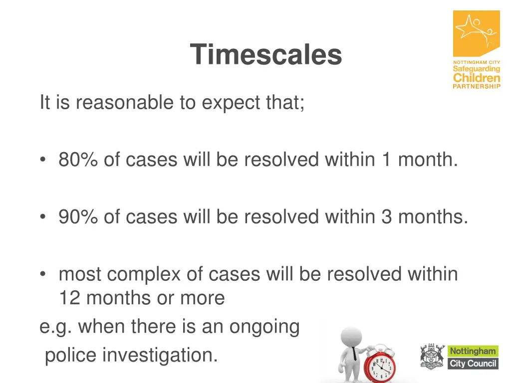 timescales