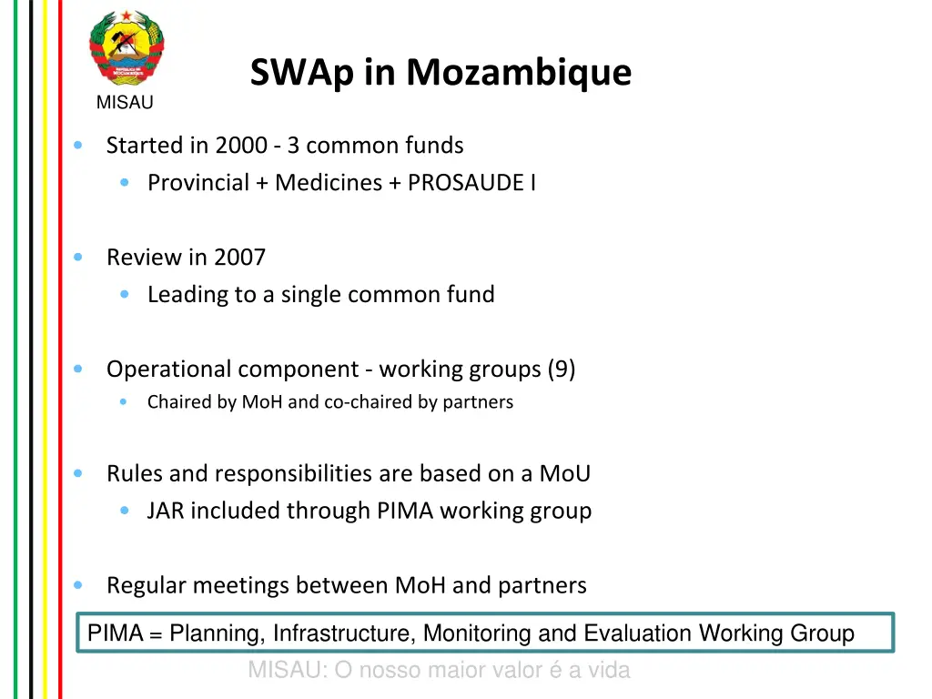 swap in mozambique