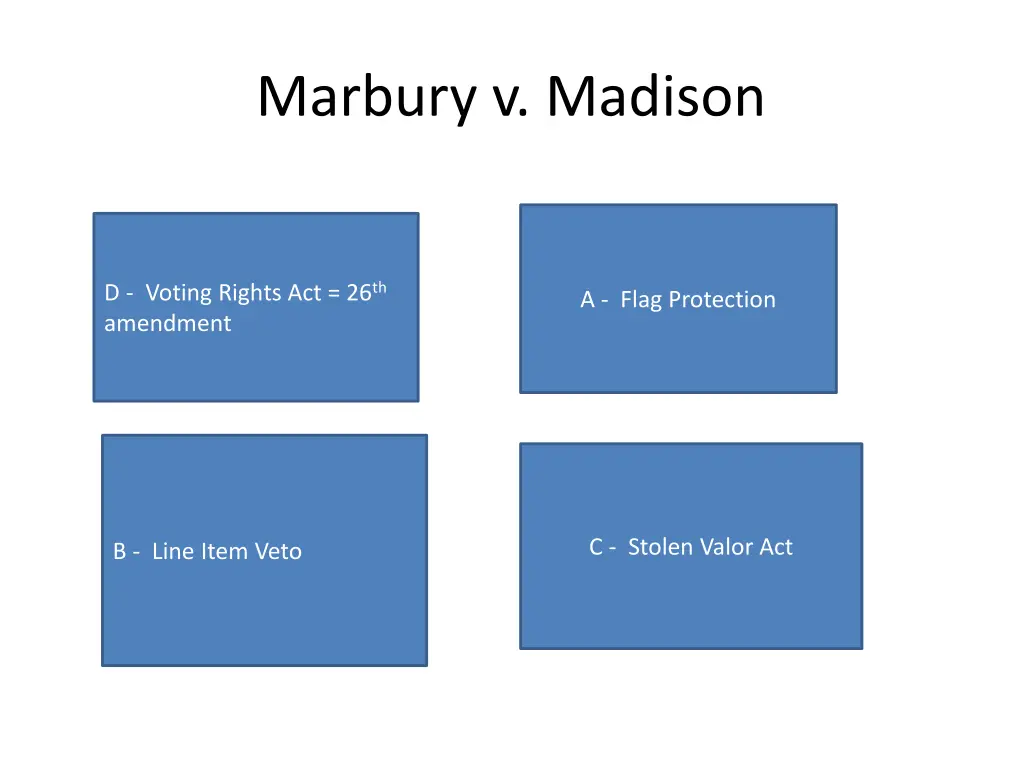 marbury v madison 5