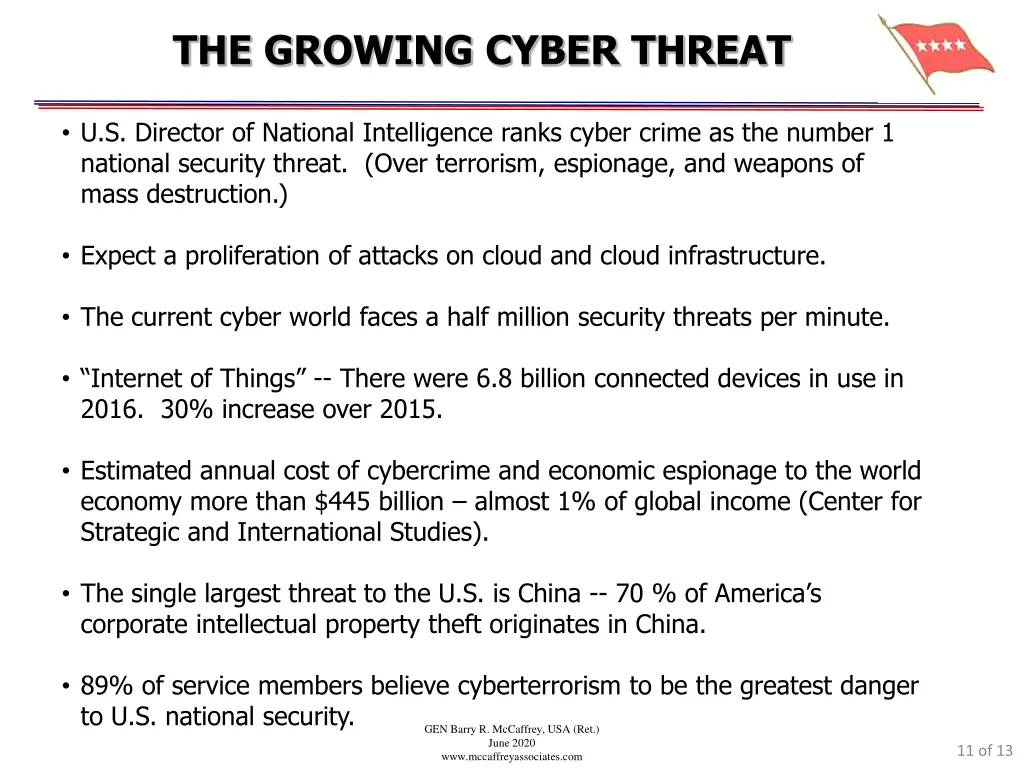 the growing cyber threat