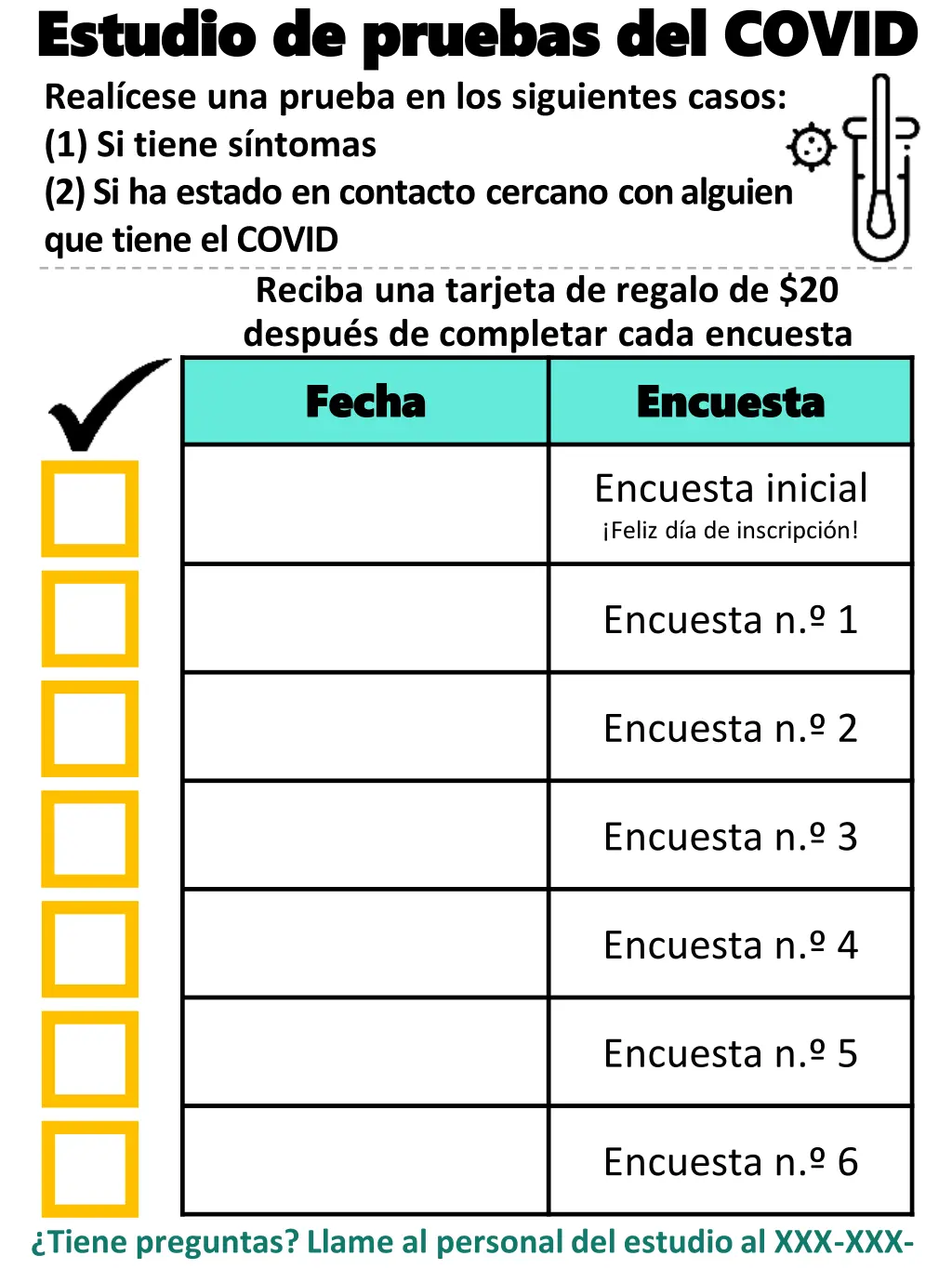 estudio de pruebas del covid estudio de pruebas