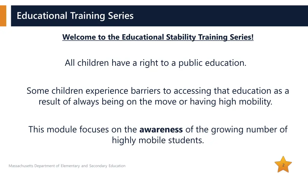 educational training series